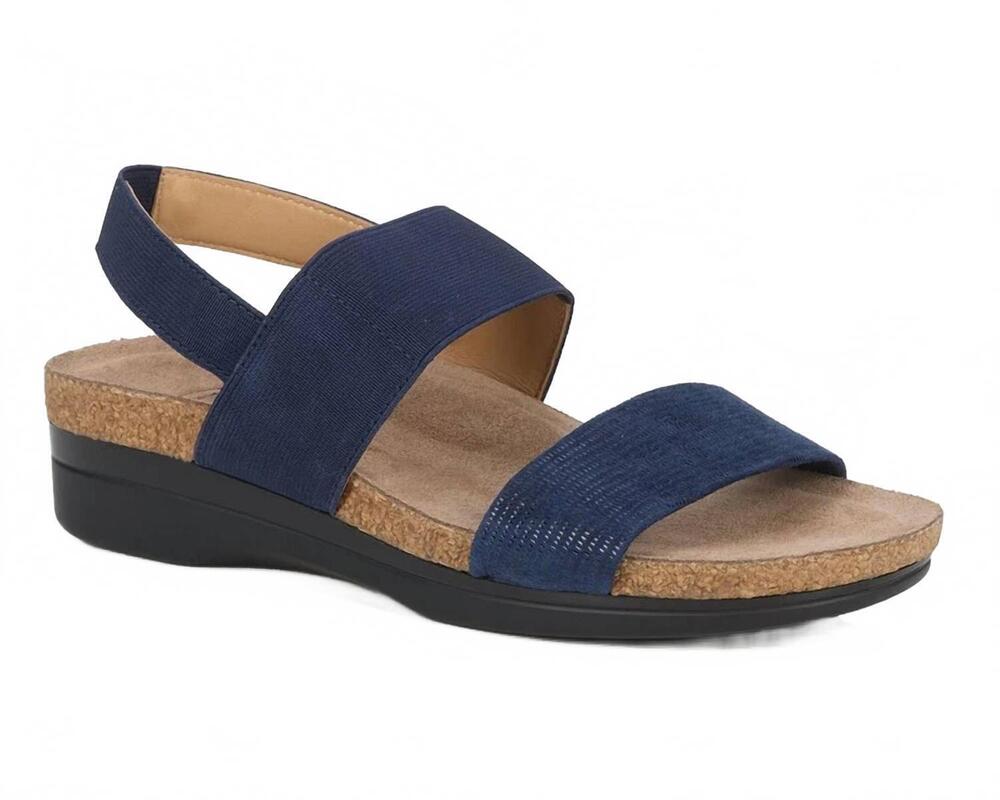 NEW DREW SHOES women's maeve sandals in navy combo